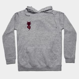 Cat Semicolon Hoodie